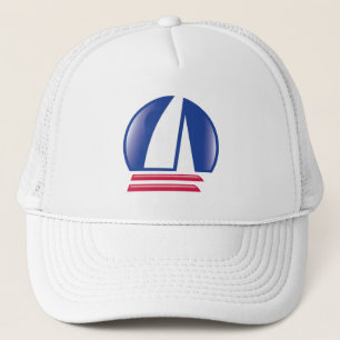 カタマランのSailing_Pontoon Racing_Blueの月 キャップ