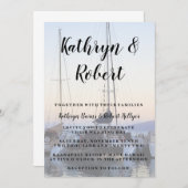 カタマランインラハイナハー結婚バーズ 招待状 (正面/裏面)