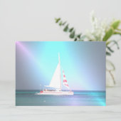 カタマランセーリボート招待状 招待状 (スタンド正面)