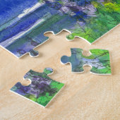 カタマランセーリンボートパープルルピンズマウンテンレイク ジグソーパズル (側面)