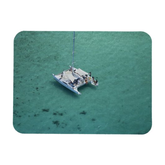 カタマラン、ママヌカ諸島、フィジー、南太平洋 マグネット (横)