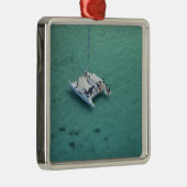 カタマラン、ママヌカ諸島、フィジー、南太平洋 メタルオーナメント (右)