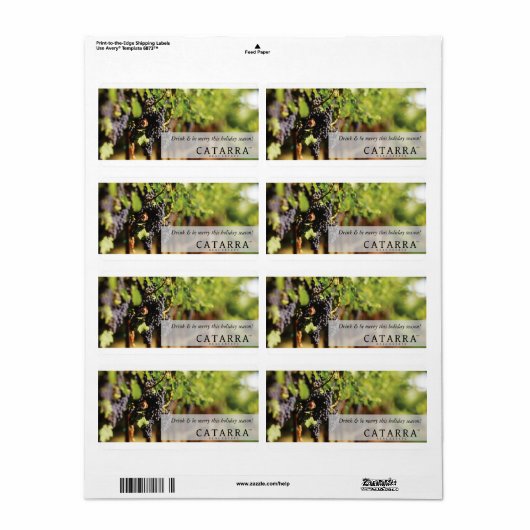 カタラワインラベル ラベル (フルシート)