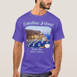 カタリナアイランドアヴァロンベイカリフォルニアビーチ Tシャツ