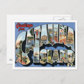 カタリナアイランドカリフォルニアからのご挨拶 ポストカード (正面/裏面)