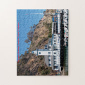 カタリナアイランドカリフォルニア。クリスマスグリーティング ジグソーパズル (縦)