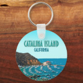 カタリナアイランドサンタカタリナカリフォルニアヴィンテージ キーホルダー (正面)