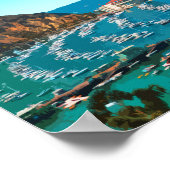 カタリナアイランドサンタカタリナカリフォルニアヴィンテージ ポスター (角)