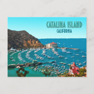 カタリナアイランドサンタカタリナカリフォルニアヴィンテージ ポストカード