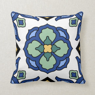 カタリナアイランドタイルヴィンテージ1920sデザイン クッション