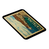 カタリナカリフォルニアヴィンテージトラベル マグネット (右側)