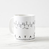 カタリナペプチド名mug コーヒーマグカップ (正面左)