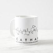 カタリナペプチド名mug コーヒーマグカップ (正面左)