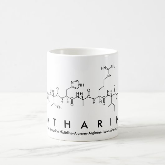 カタリナペプチド名mug コーヒーマグカップ (中央)