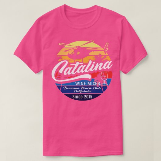 カタリナワインミキサー Tシャツ (デザイン正面)
