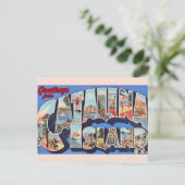 カタリナ島のグリーティングポストカード ポストカード (スタンド正面)