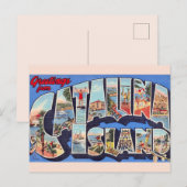 カタリナ島のグリーティングポストカード ポストカード (正面/裏面)