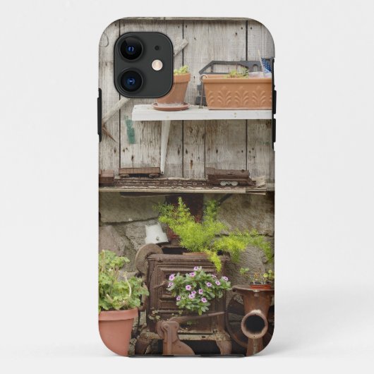 カタリナ島の木製フェンスの装飾 Case-Mate iPhoneケース (裏面)