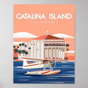 カタリナ島カリフォルニアポスター ポスター