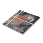 カタリナ島セラミックタイルの目カタリナ タイル (側面)