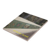 カタリナ島セラミックタイルカジノロール タイル (側面)