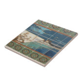 カタリナ島セラミックタイルカタリナタクシー タイル (側面)