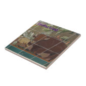 カタリナ島セラミックタイル島顔 タイル (側面)