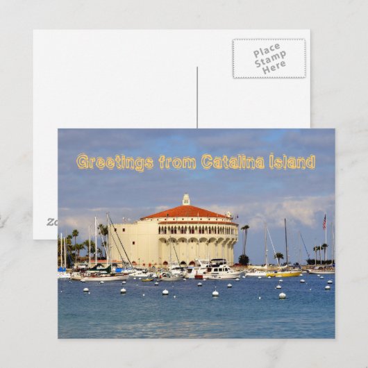 カタリナ島 ポストカード (正面/裏面)