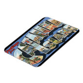 カタリナ島_ヴィンテージ旅行ポスターアートワーク マグネット (左側)