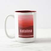 カタリナ州パークアリゾナレッドヒルズ ツートーンマグカップ (左)