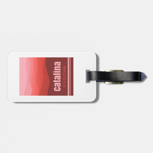 カタリナ州パークアリゾナレッドヒルズ ラゲッジタグ (裏面横)