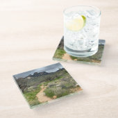 カタリナ州パークツーソントレイル ガラスコースター (アングル)