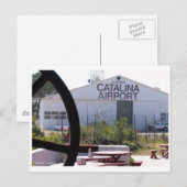 カタリナ空港 ポストカード (正面/裏面)