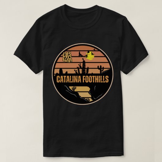 カタリナ・フースヒルズ (アリゾナ州) Tシャツ (デザイン正面)