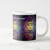 カタリンヘップバーン – フェミ感動的ニズム引用文 ジャンボコーヒーマグカップ (右)