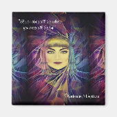 カタリンヘップバーン – フェミ感動的ニズム引用文 マグネット (正面)