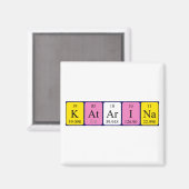 カタリーナ周期表名磁石 マグネット (正面/裏面)