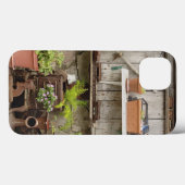 カタリーナ島の木垣に飾りをつけ Case-Mate iPhoneケース (裏面 (横))