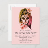 カタリ絵を描ナ顔の死んだパーティーの日 インビテーションポストカード (正面/裏面)