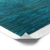 カタリ飛んでいるナ島で魚 ポスター (角)