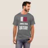 カタルからやってきた Tシャツ (正面フル)