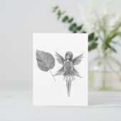 カタルパツリー妖精と葉 ポストカード (スタンド正面)