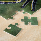 カタルパワームの餌写真芸術 ジグソーパズル (側面)