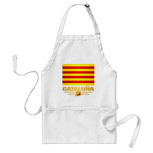 カタルーナ国旗(カタルーニャ) スタンダードエプロン (正面)