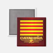 カタルーナ国旗(カタルーニャ) マグネット (正面/裏面)