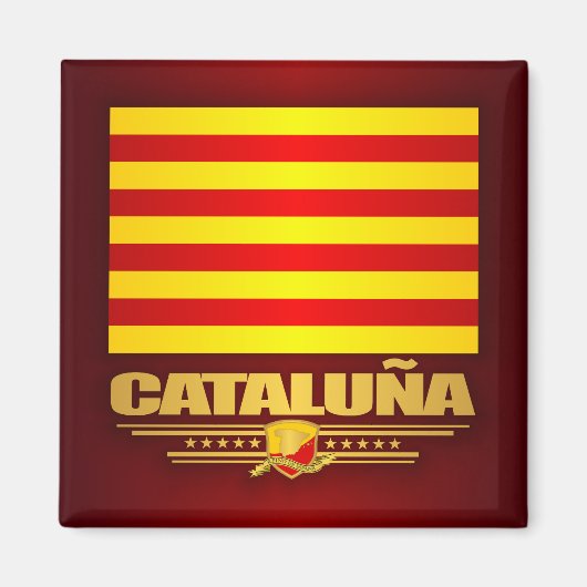 カタルーナ国旗(カタルーニャ) マグネット (正面)