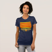 カタルーナ国旗(カタルーニャ) Tシャツ (正面フル)