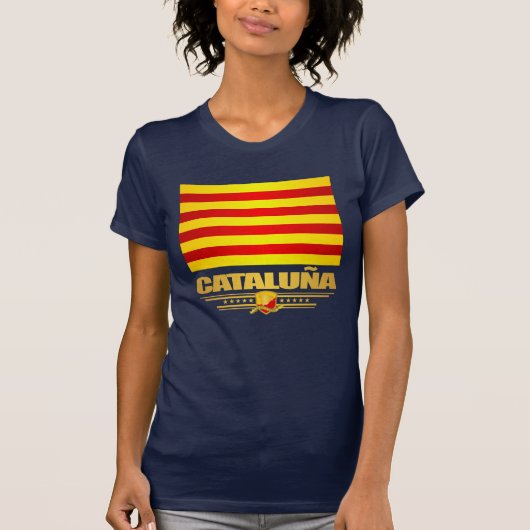 カタルーナ国旗(カタルーニャ) Tシャツ (正面)