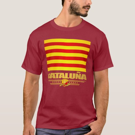 カタルーナ国旗(カタルーニャ) Tシャツ (正面)