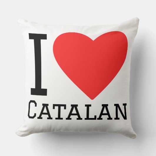 カタルーニャが好き クッション (正面)